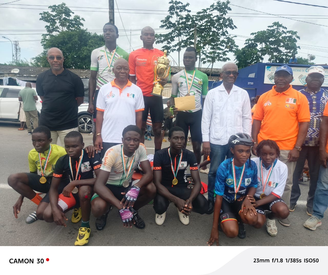 Cyclisme&Championnat national 2025 : Traoré Souleymane et Déhi Ornella sacrés  