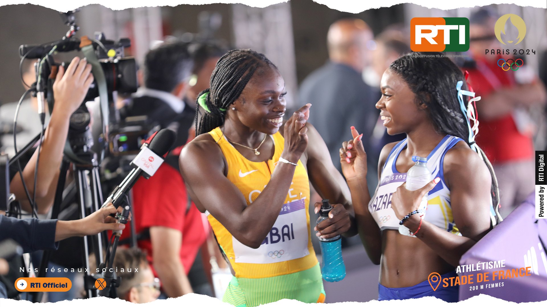 JO Paris 2024 : Jessika Gbaï qualifiée pour la finale de 200 m