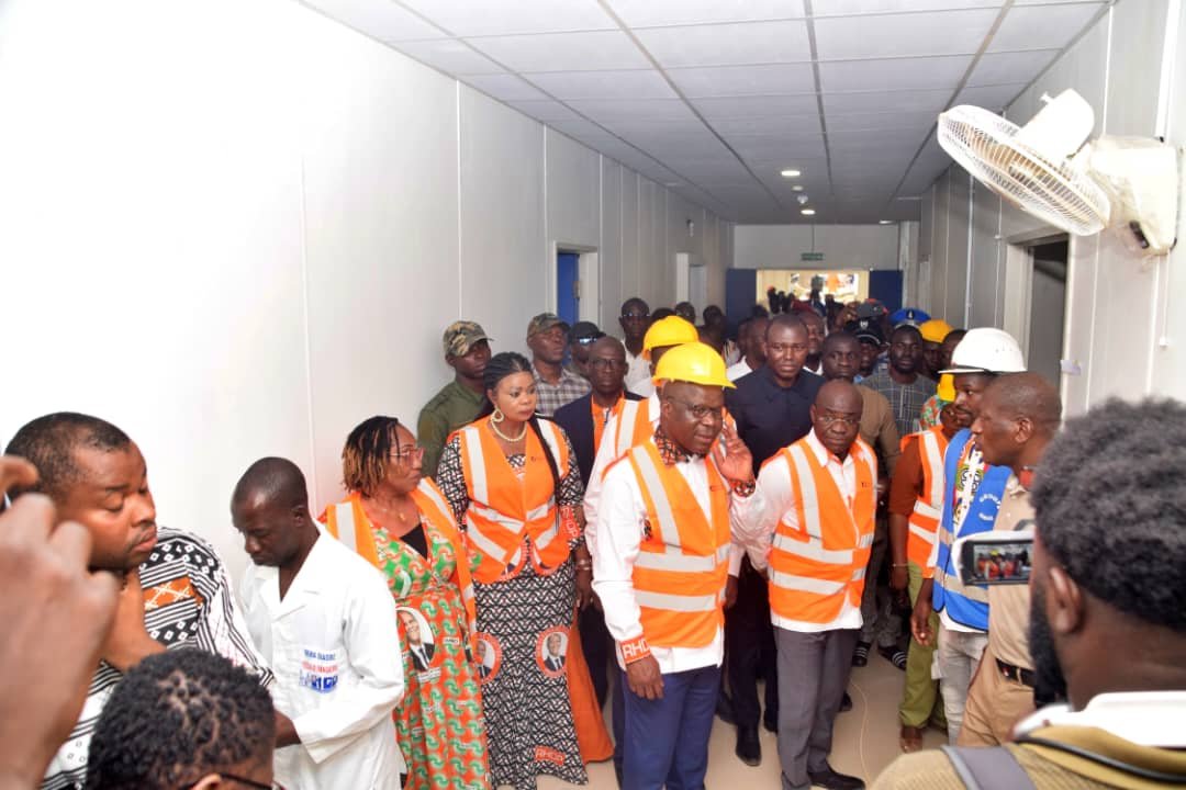 Dabakala : Pierre Dimba visite l'hôpital général et lance les travaux d'un centre de santé ultramoderne 