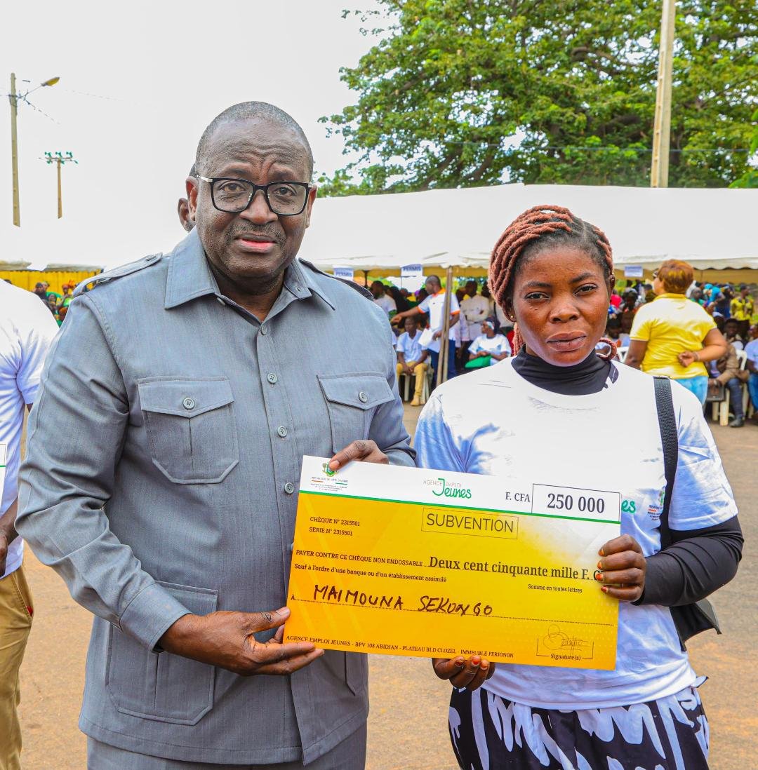 Korhogo-Lutte contre la fragilité dans les zones frontalières du Nord : 761 millions FCFA décaissés pour l'insertion socioprofessionnelle de 2 506 jeunes