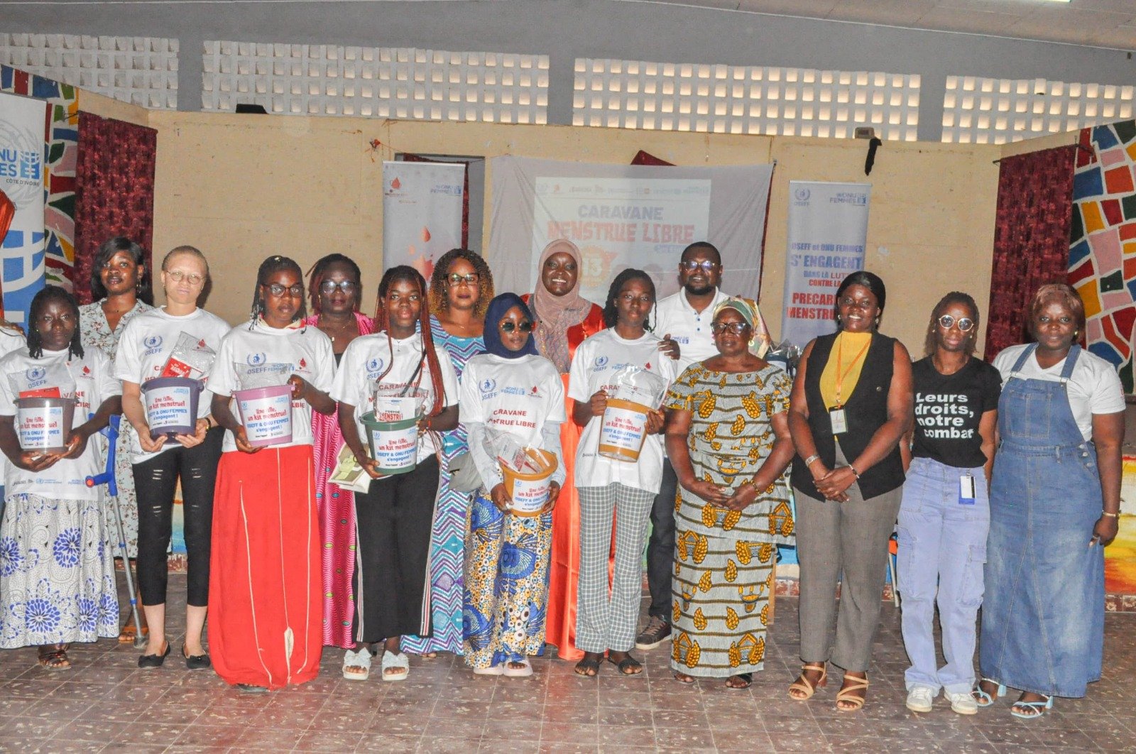 Bouaké : 150 jeunes filles sensibilisées sur la gestion de l'hygiène menstruelle