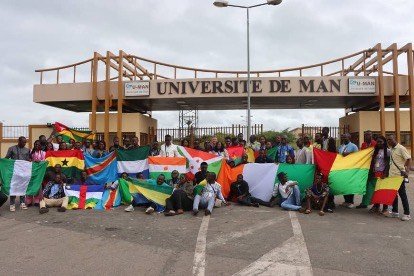 Man-Renforcement de la fraternité et la solidarité : Des jeunes de plus de 17 pays africains et de l'Allemagne communient 