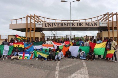 Man-Renforcement de la fraternité et la solidarité : Des jeunes de plus de 17 pays africains et de l'Allemagne communient