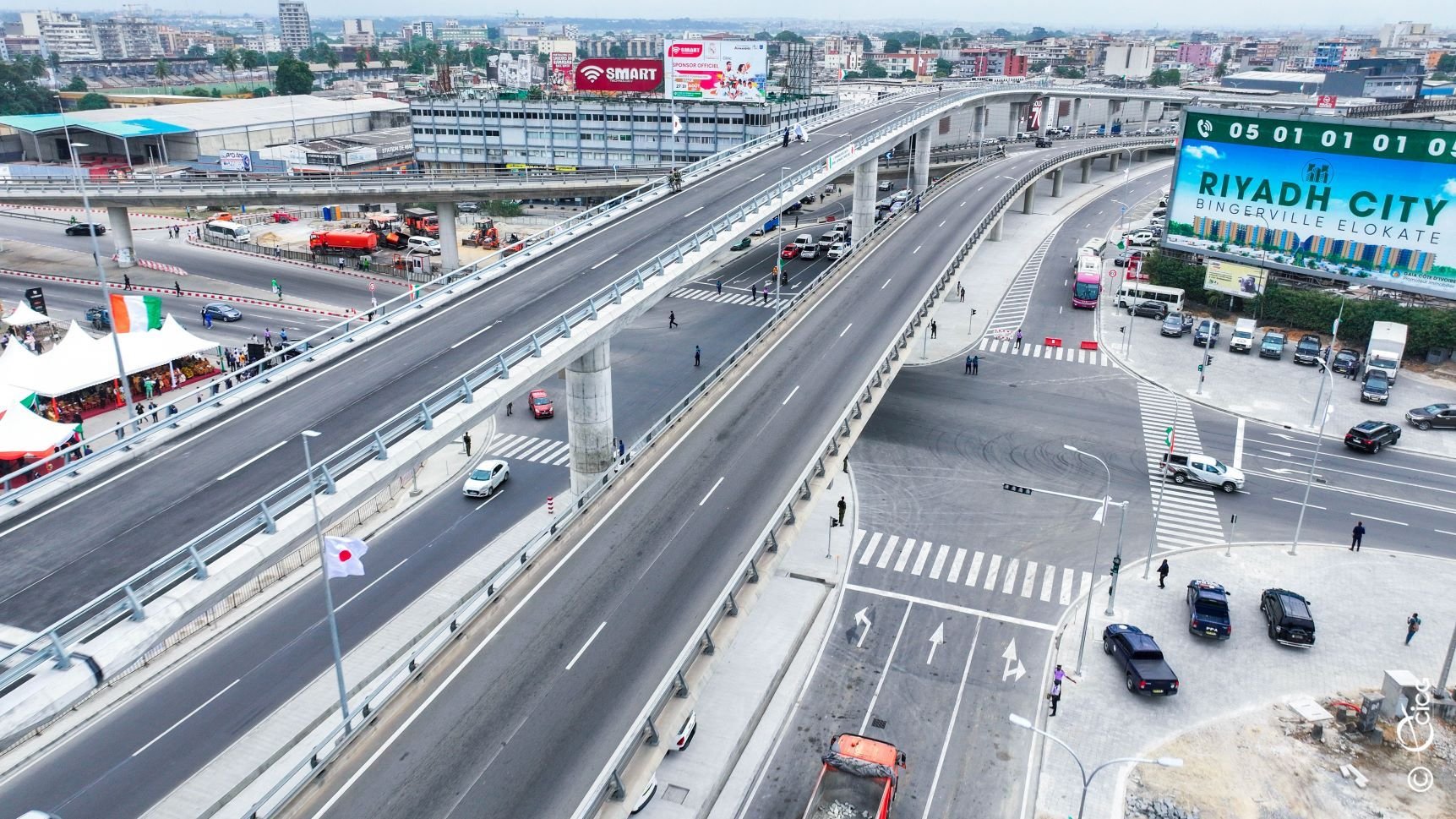 Infrastructures routières : La phase 2 de l'échangeur de l'amitié ivoiro-japonaise inauguré, ce vendredi 