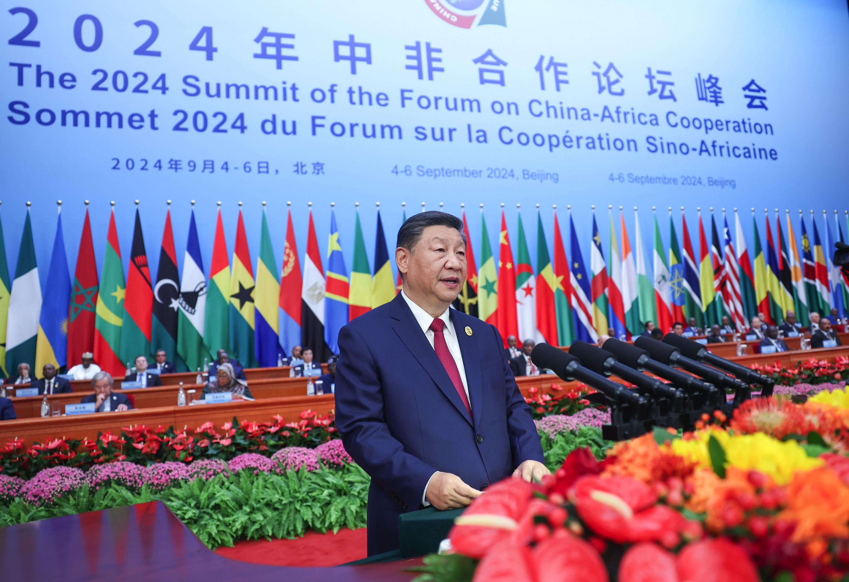 FOCAC 2024 : La Chine s'engage à allouer à l'Afrique 50 milliards de dollars sur trois ans