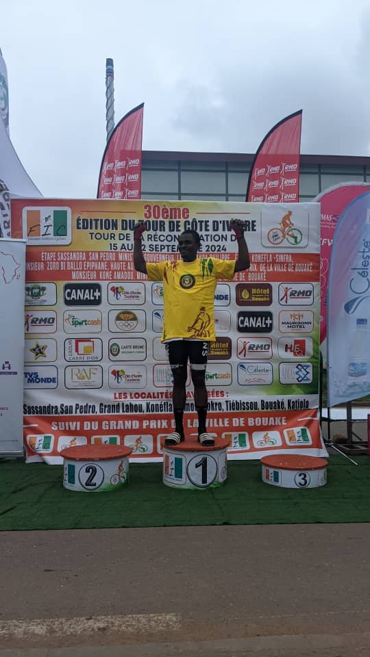 Cyclisme-30e Tour de Côte d'Ivoire : Le Camerounais Chofor couronné à la première étape  