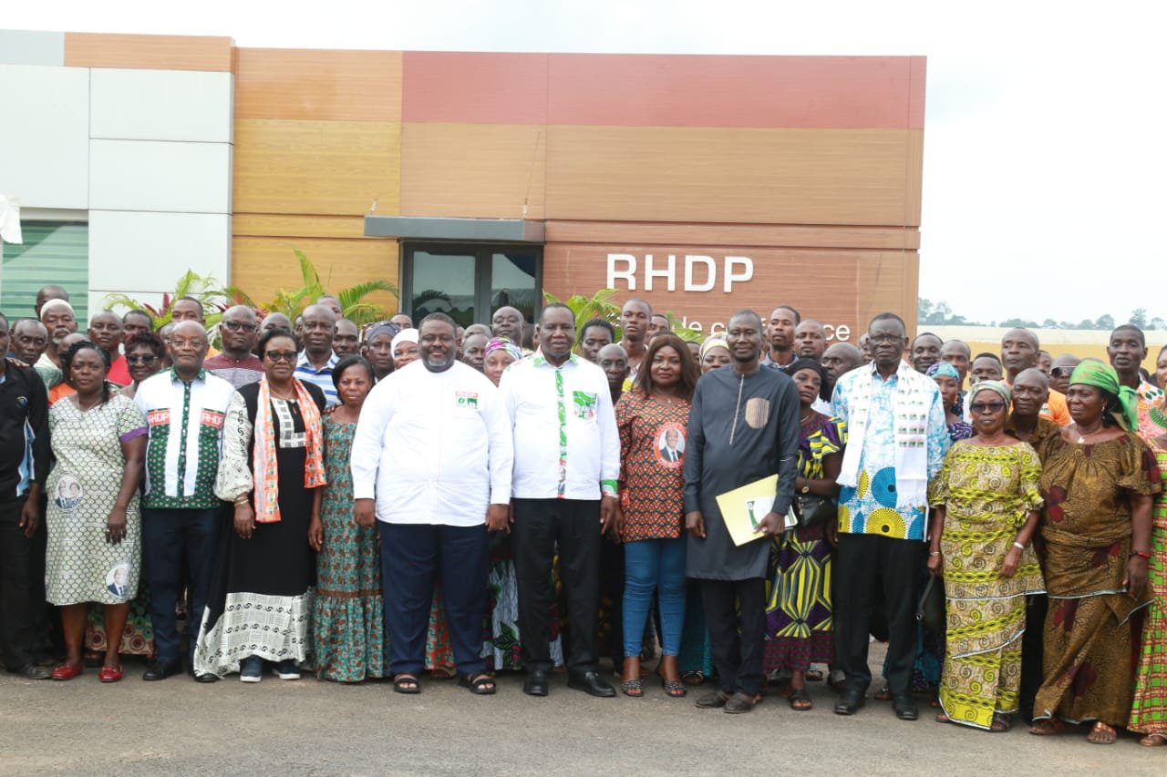 Moronou-Révision de la liste électorale et présidentielle 2025  : Ahoua N’doli Théophile mobilise la base du RHDP