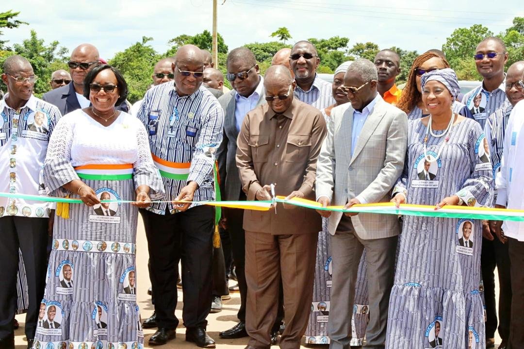 Cavally : Le vice-président de la République inaugure le pont Alassane Ouattara sur le N'zo 