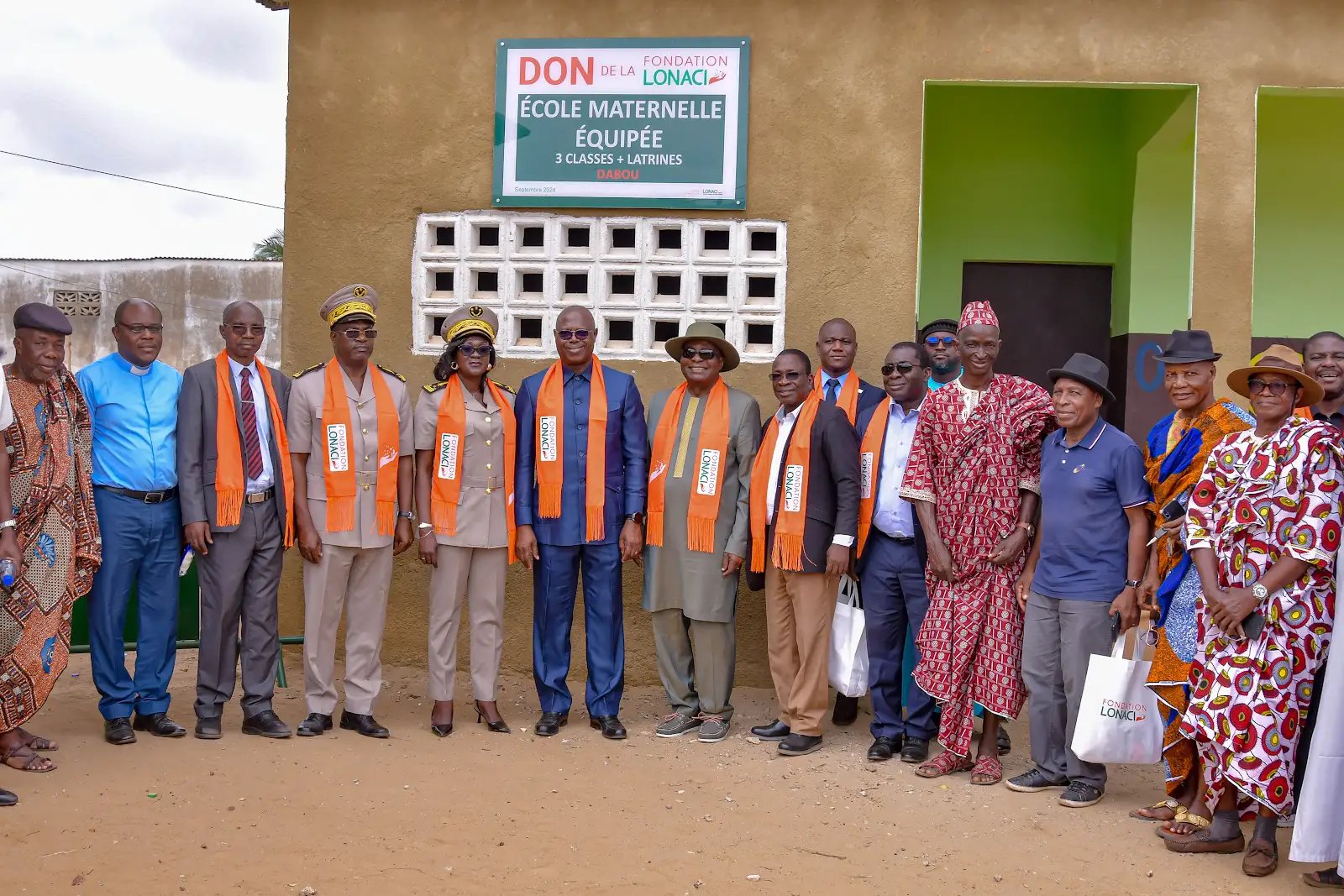  Dabou : La Fondation Lonaci inaugure une école maternelle dans le quartier d’Agba