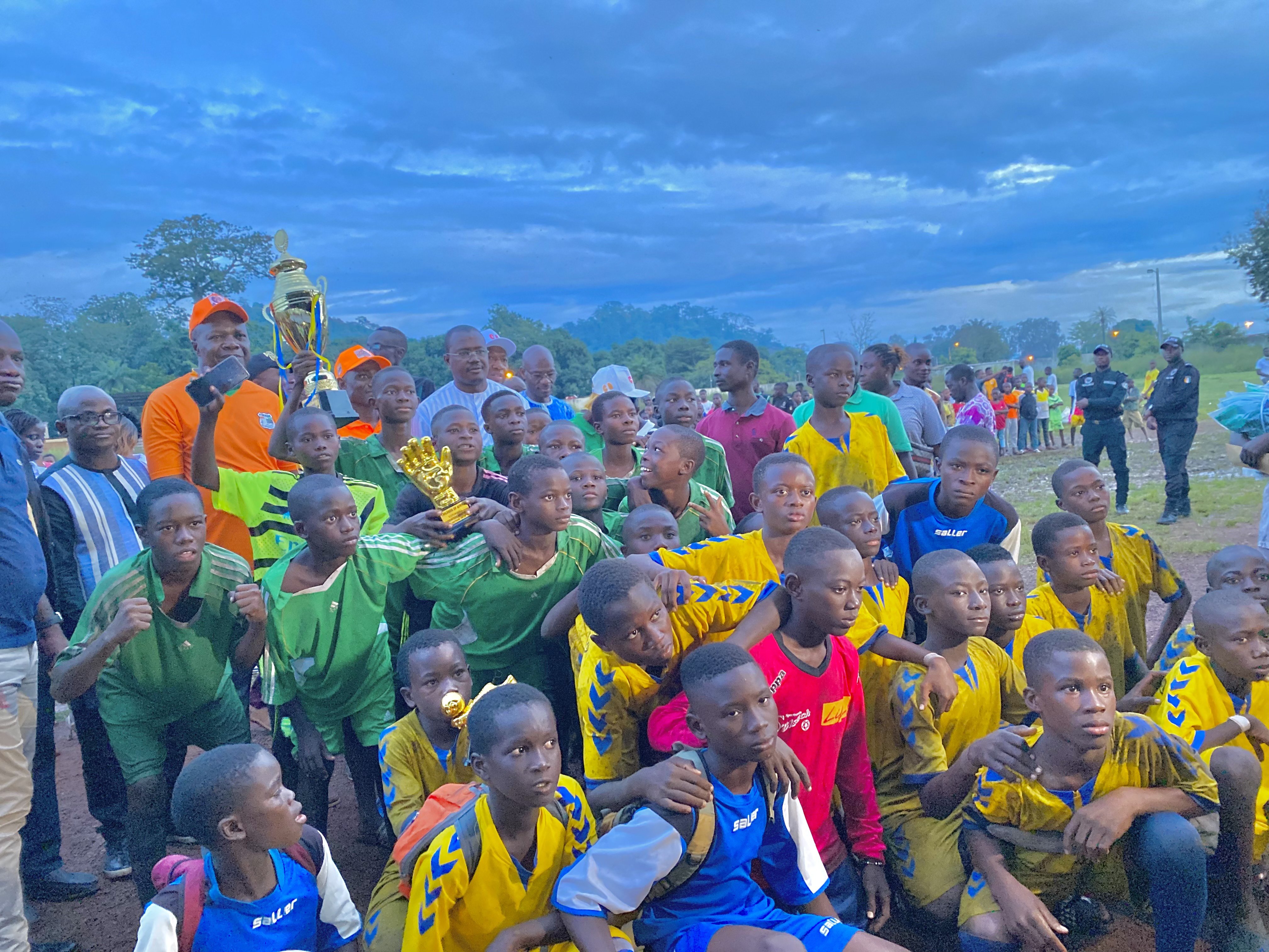 Man-15ème édition du Tournoi Dominique Ouattara : Les U15 du quartier Cafop sacrés