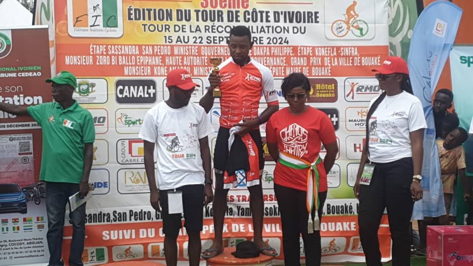 Cyclisme – 30ème Tour international de Côte d’Ivoire (3ème étape) : Kuere triomphe, Kamzong toujours en jaune