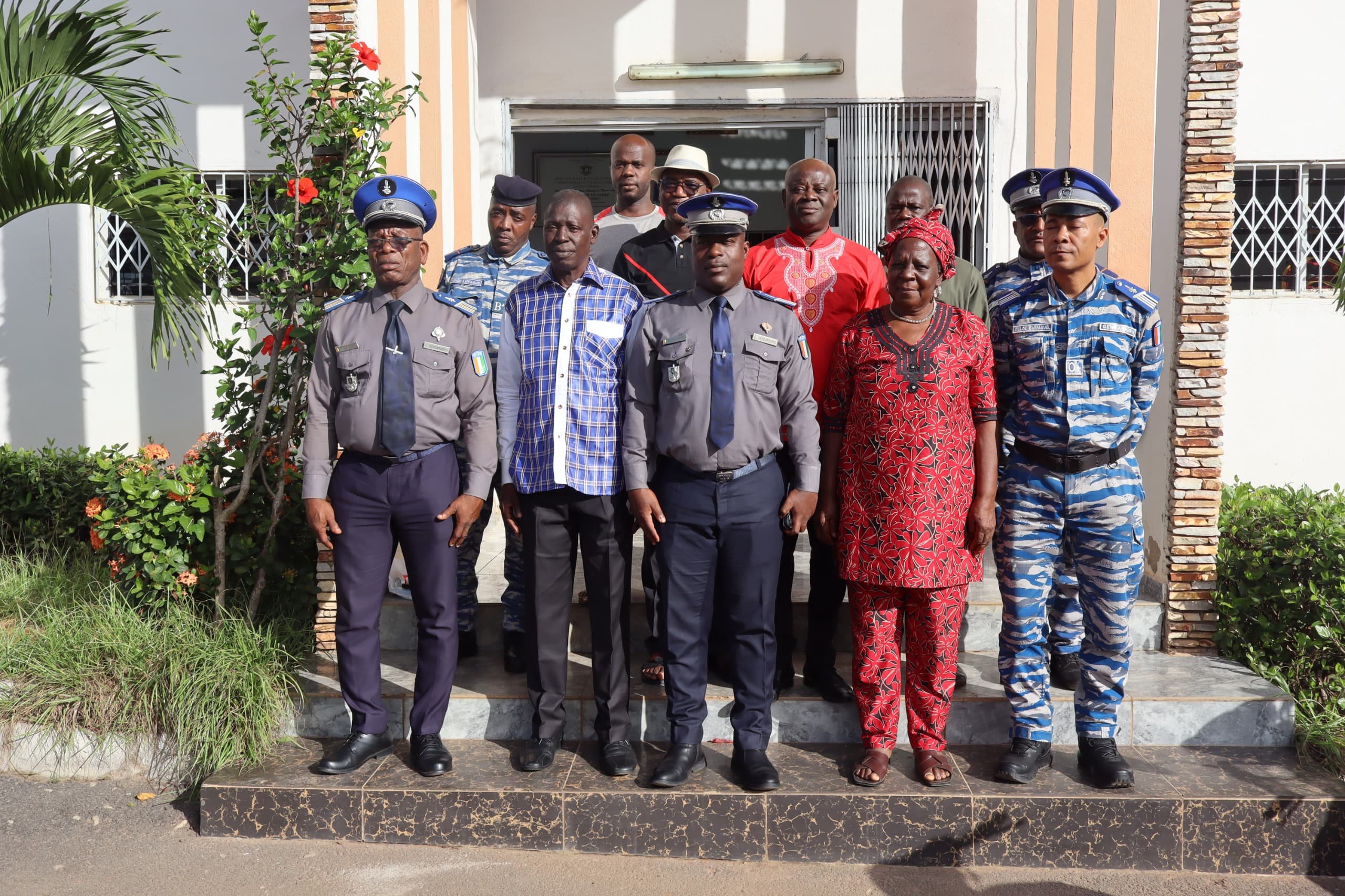 Tafiré : La mairie reçoit les civilités  du commandant de la 3e  légion territoriale de la gendarmerie de Bouaké