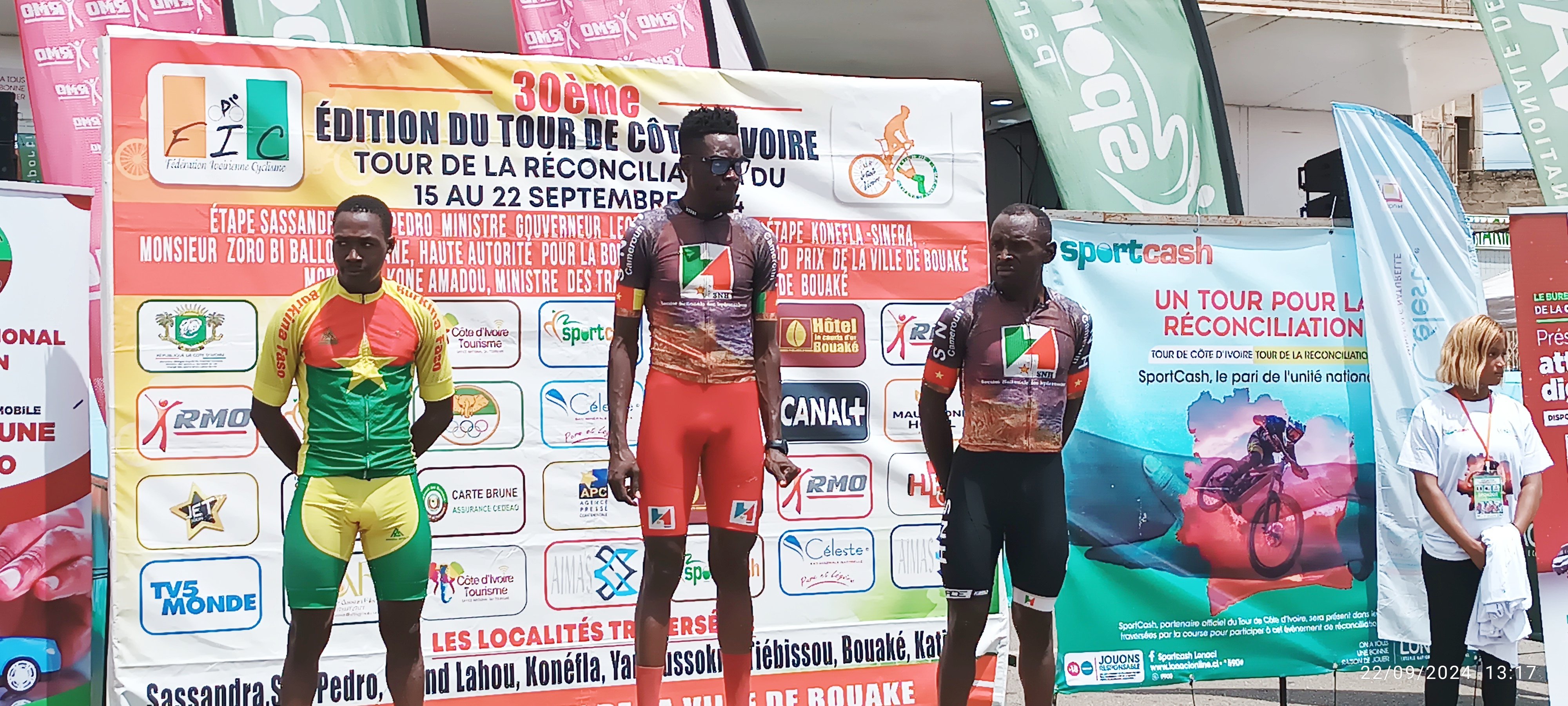 Cyclisme : Tella Artuce s’impose en solitaire sur le 1er Grand Prix de Bouaké 