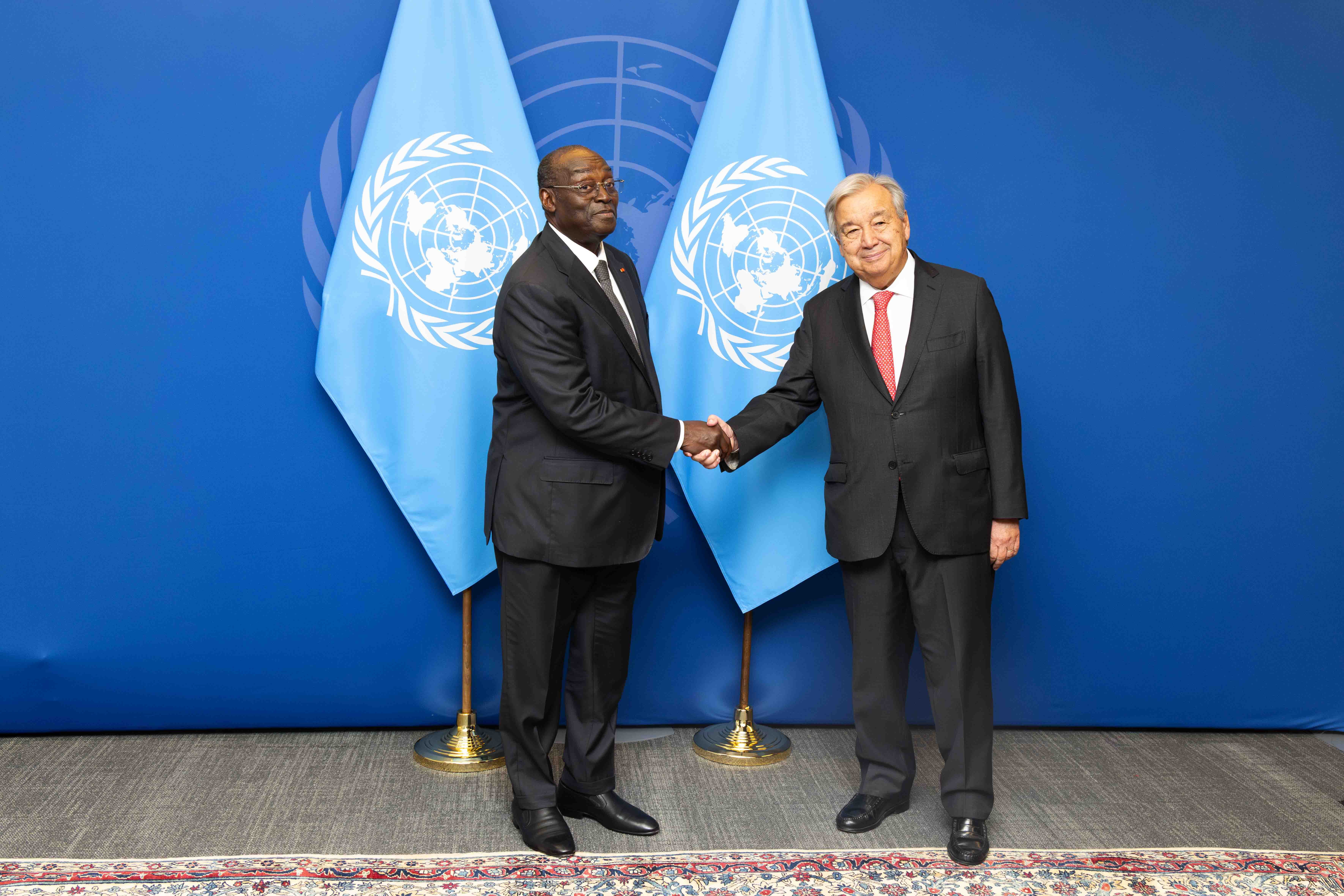 ONU : Tiémoko Meyliet Koné reçu en audience par Antonio Guterres