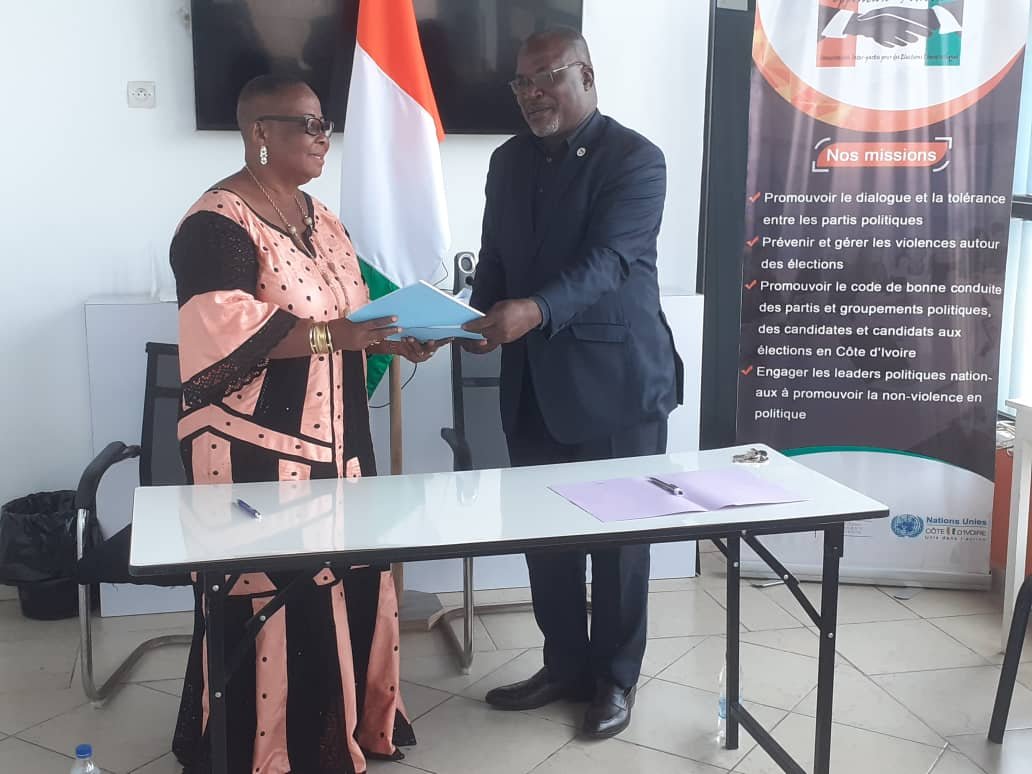 Elections sans violences : Le Refepci et la Cied signent une convention