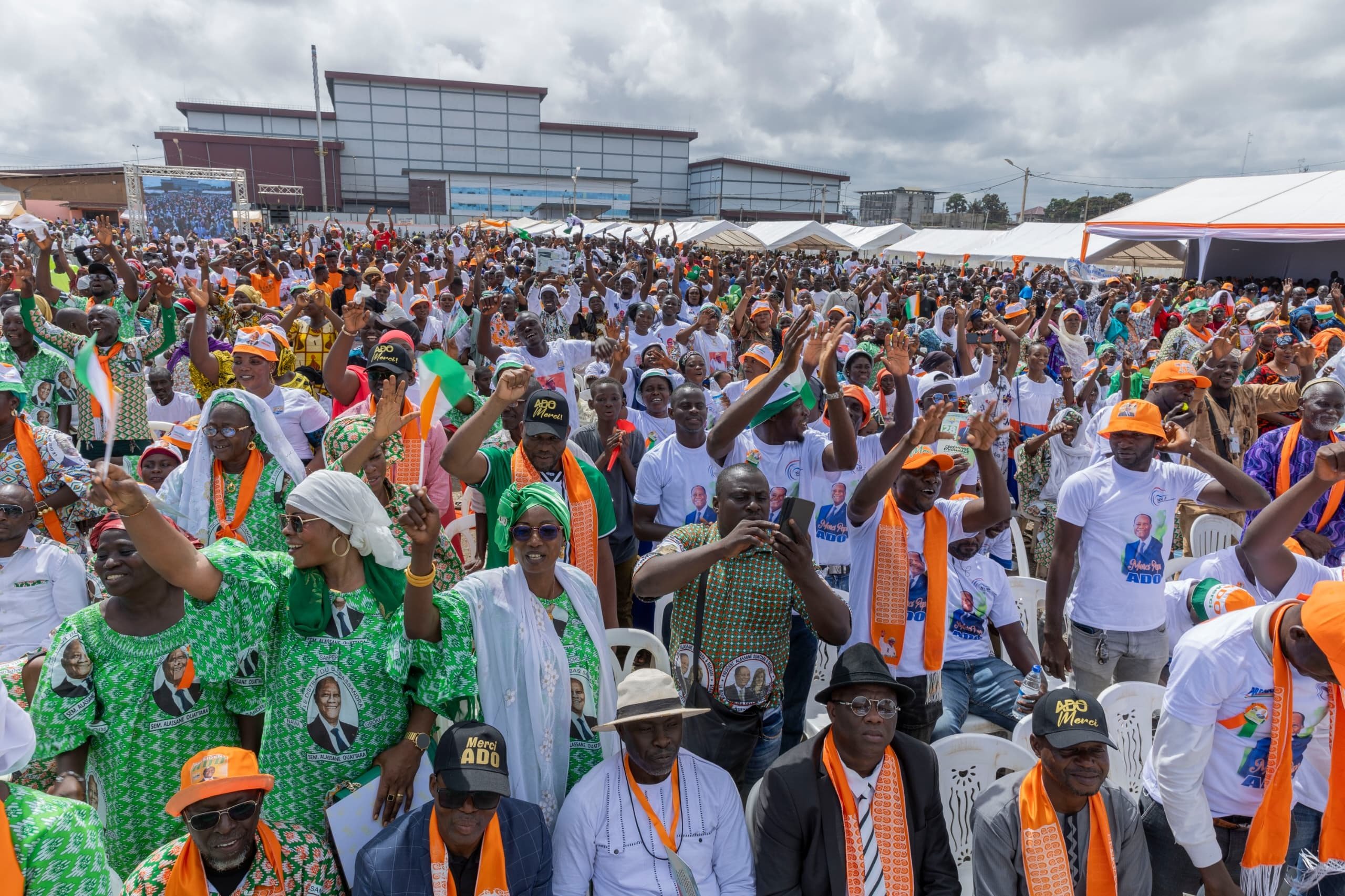 San Pedro : Pour le développement inclusif de la Côte d’Ivoire : Les populations du Bas-Sassandra donnent quitus à Ouattara pour 2025
