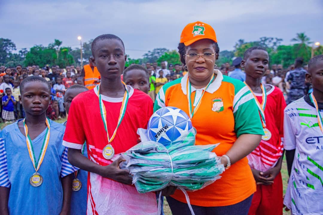 Arrah-Tournoi children of africa : Harlette Badou N'guessan exhorte au rassemblement à travers le sport