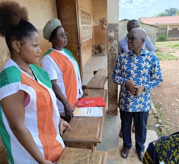 Iffou : Lamine Konaté s'enquiert du bon déroulement de la révision de la liste électorale 