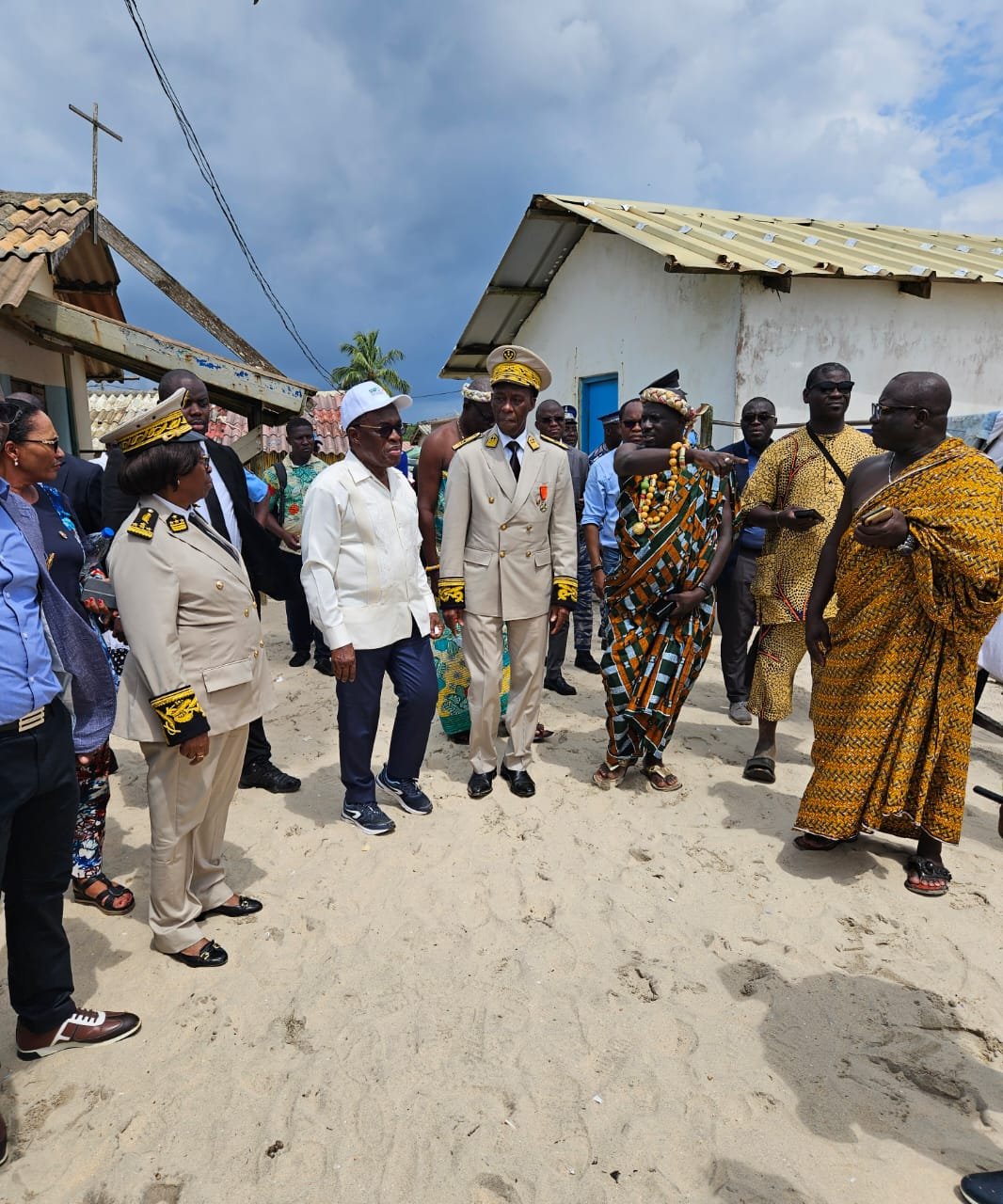 Érosion côtière : Le CESEC touche du doigt les réalités des villages du Sud-Comoé 