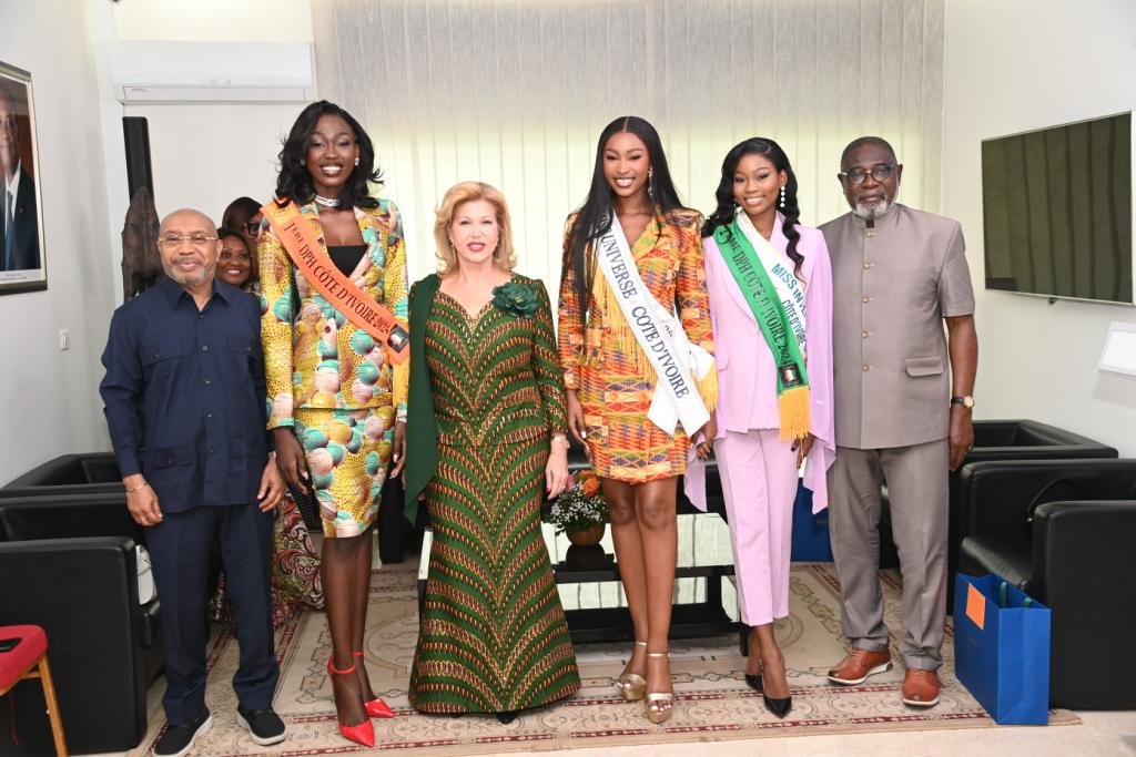 Audience de Première Dame : Dominique Ouattara fière de l’engagement social de Miss Côte d’Ivoire  2024