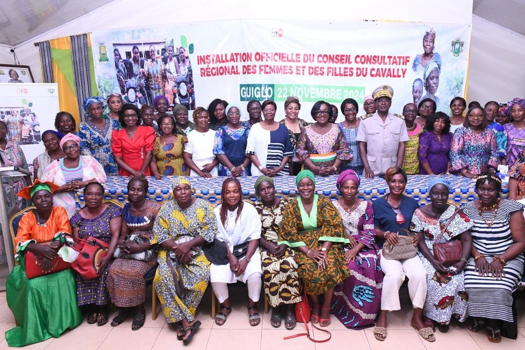 Région du Cavally : Le conseil consultatif des femmes et des filles  installé