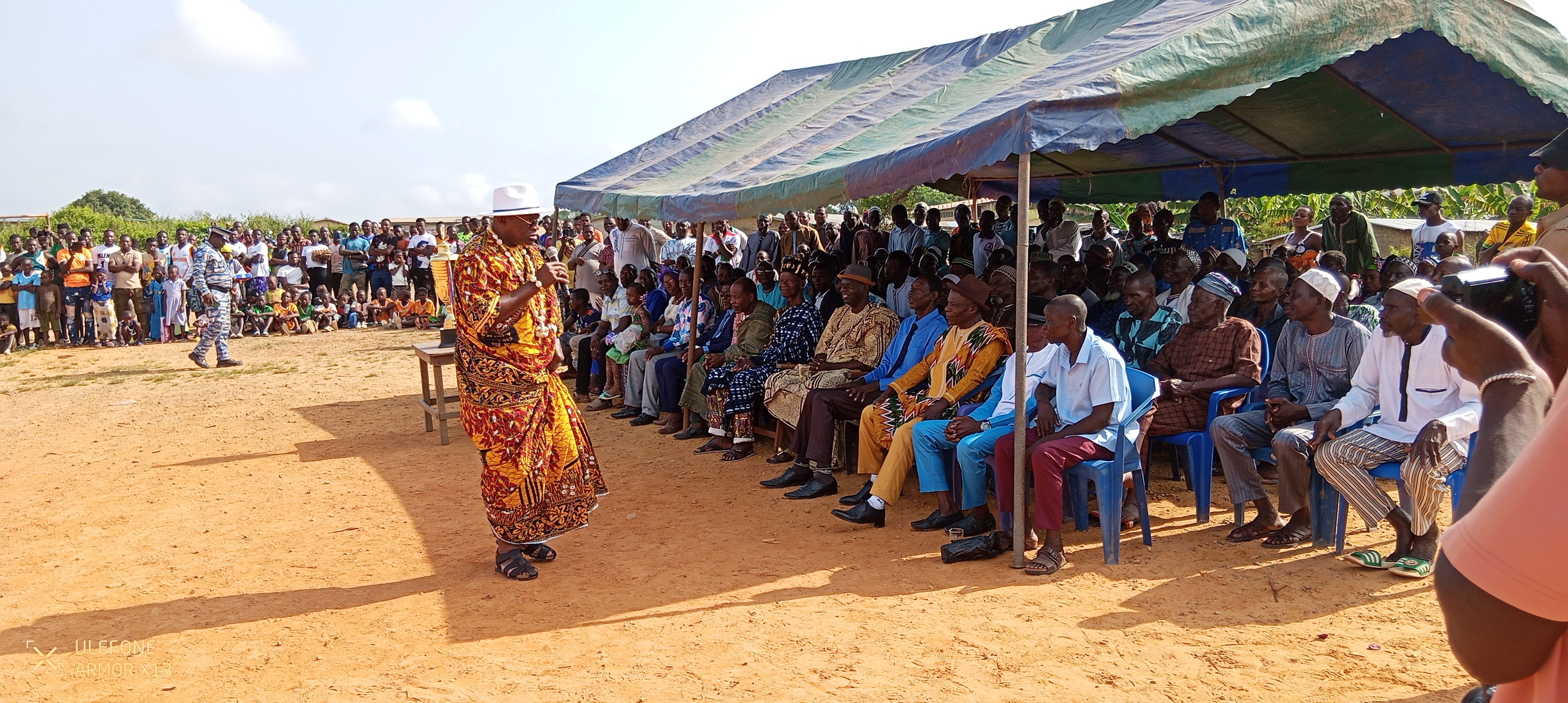 Ahouanou - Adjé Silas Metch aux populations : « Alassane Ouattara nous a montrés la grandeur de la Côte d'Ivoire»