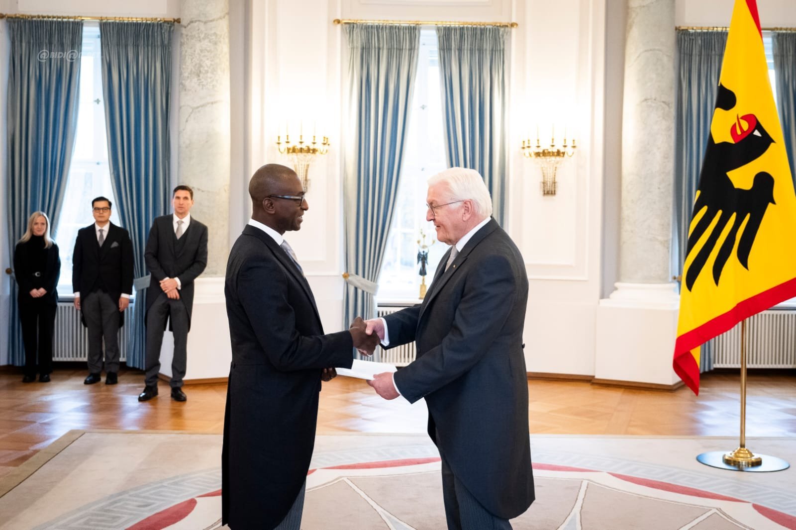 Allemagne : Le nouvel ambassadeur de la Côte d'Ivoire, Abdallah Azize Diabaté, présente ses lettres de créance 