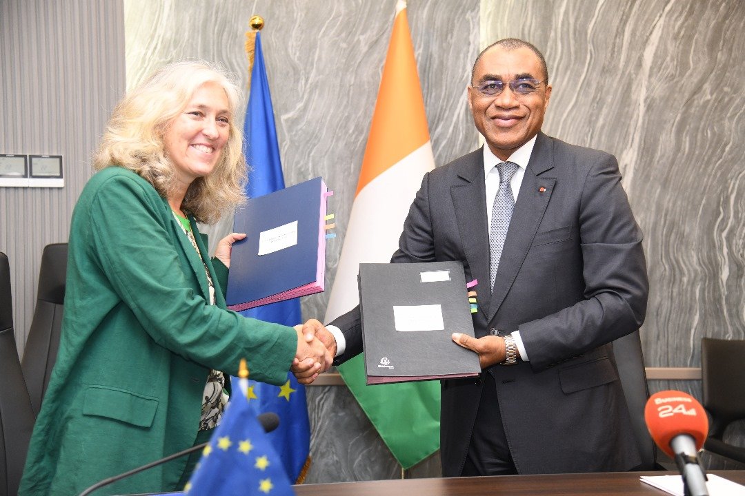 Coopération Côte d’Ivoire-Union Européenne : Cinq conventions d’environ 74 milliards de FCFA paraphées