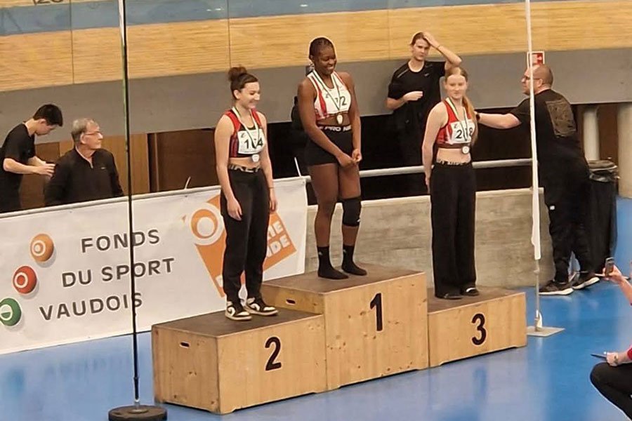 Athlétisme : L’Ivoiro-suissesse Grâce Mikita Baba Coulibaly, une étoile montante  du lancer de poids en Suisse