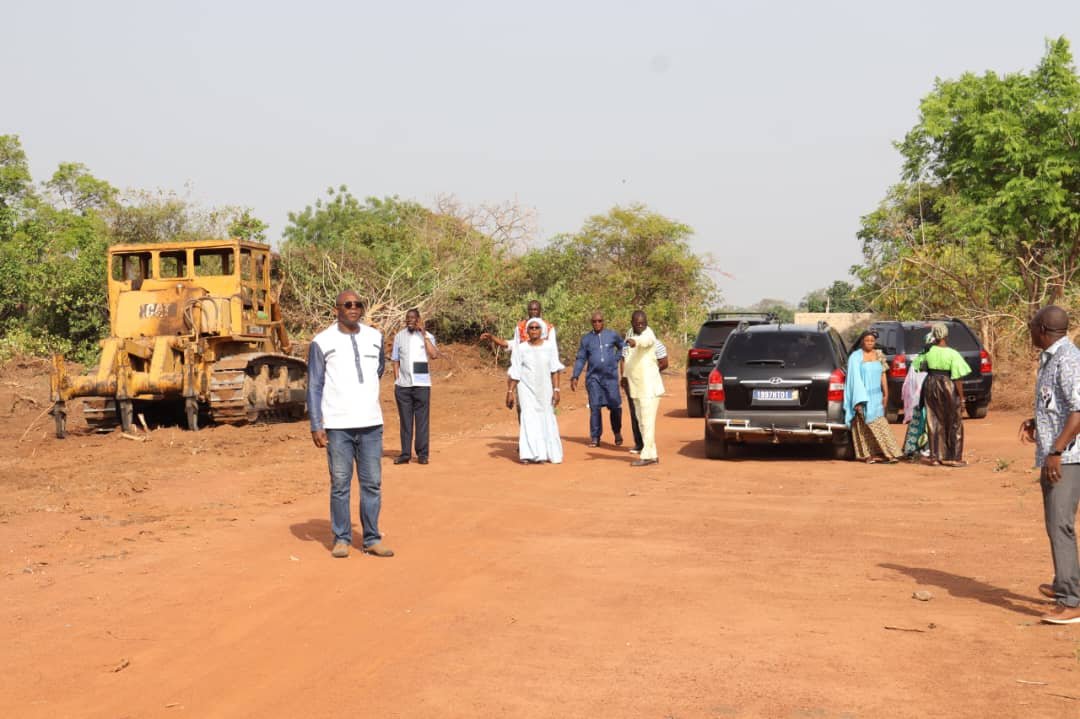 Tafiré : Charles Sanga et son équipe municipale satisfaits de l'état d'avancement des travaux des différents chantiers 