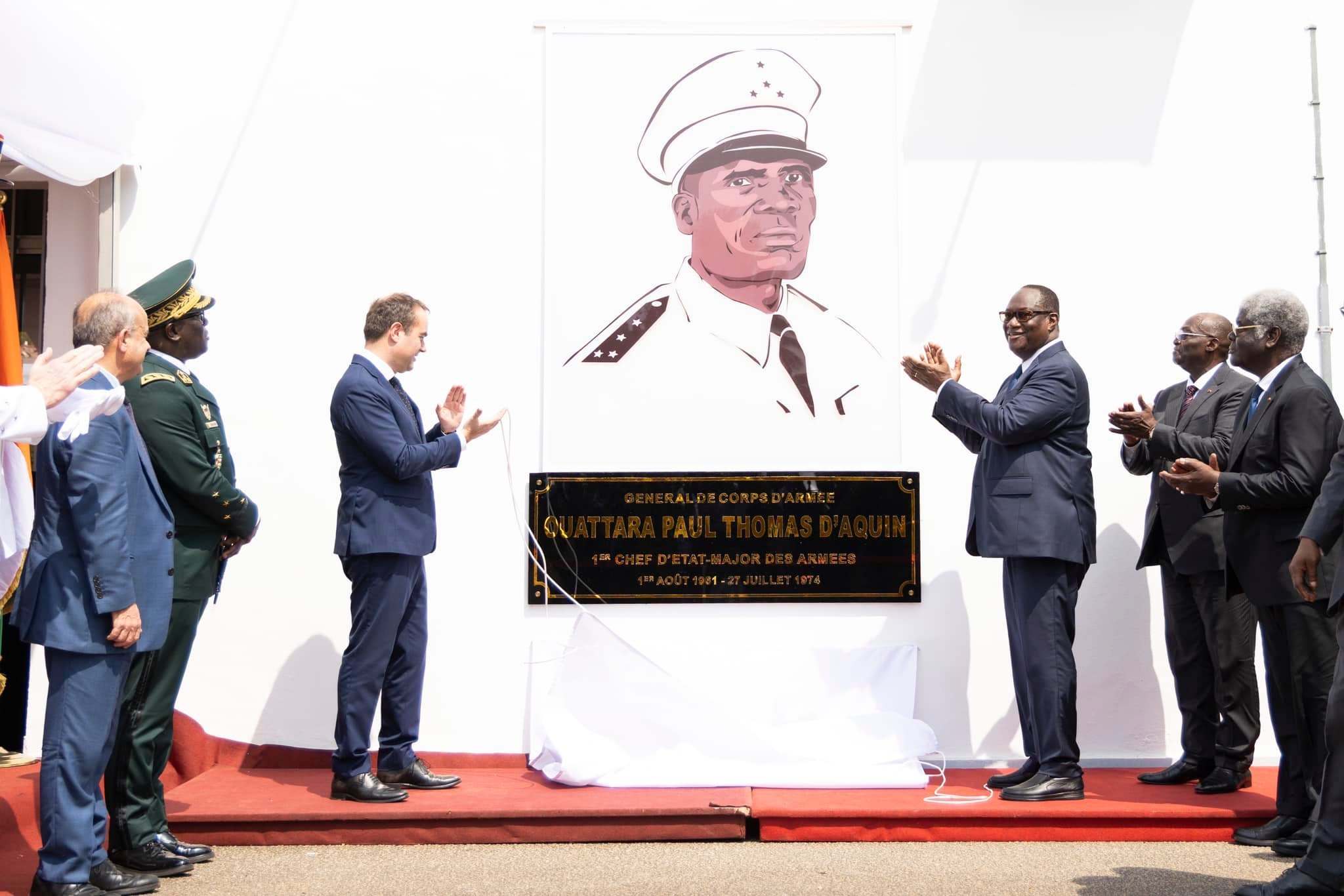 Rétrocession de la base militaire française en Côte d'Ivoire : Le 43e BIMA rebaptisé camp général de corps d'armée Ouattara Thomas d'Acquin