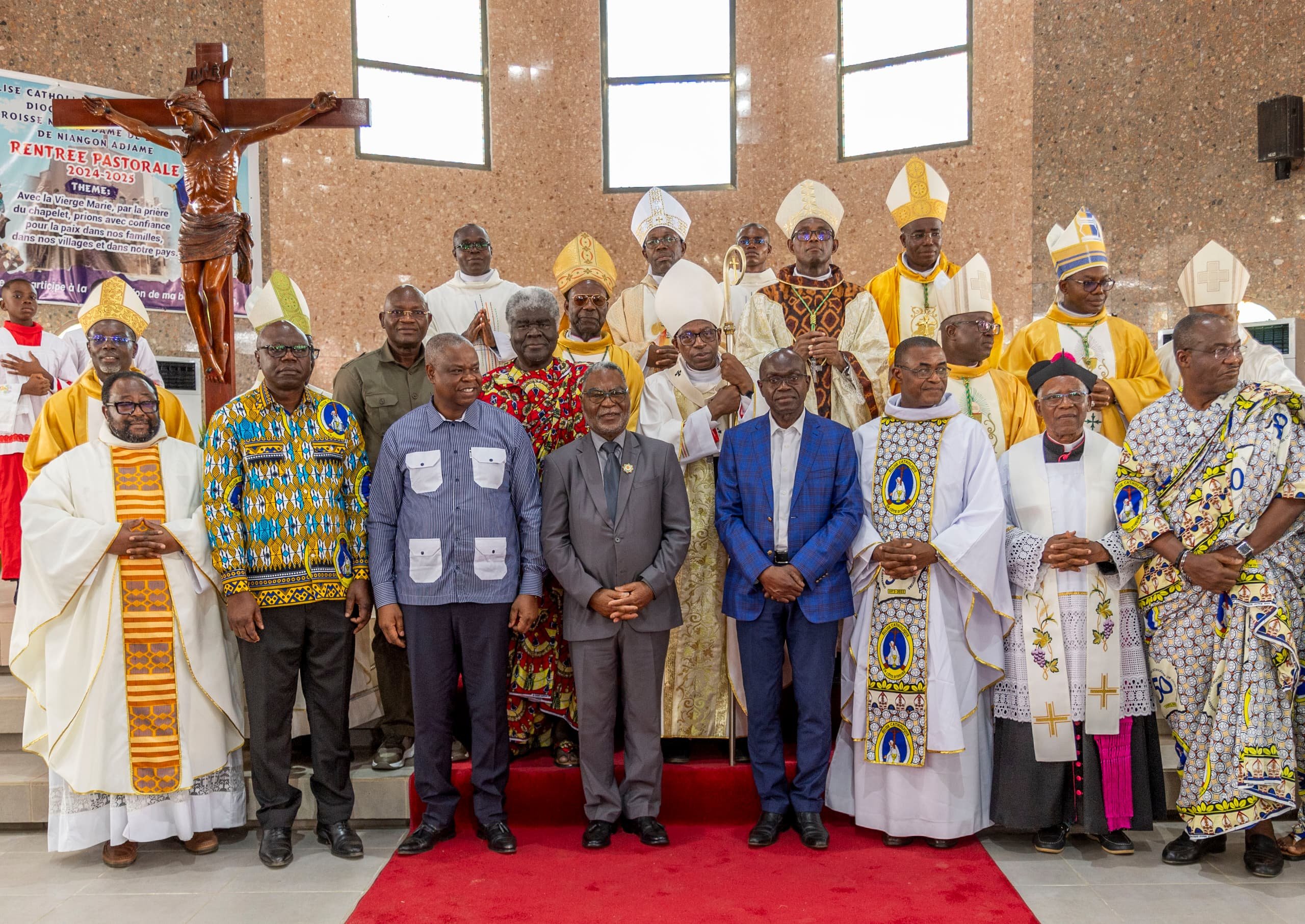 Religion : Mambé prend part à une messe d’action de grâce à la paroisse Notre Dame de Lourdes de Niangon Adjamé