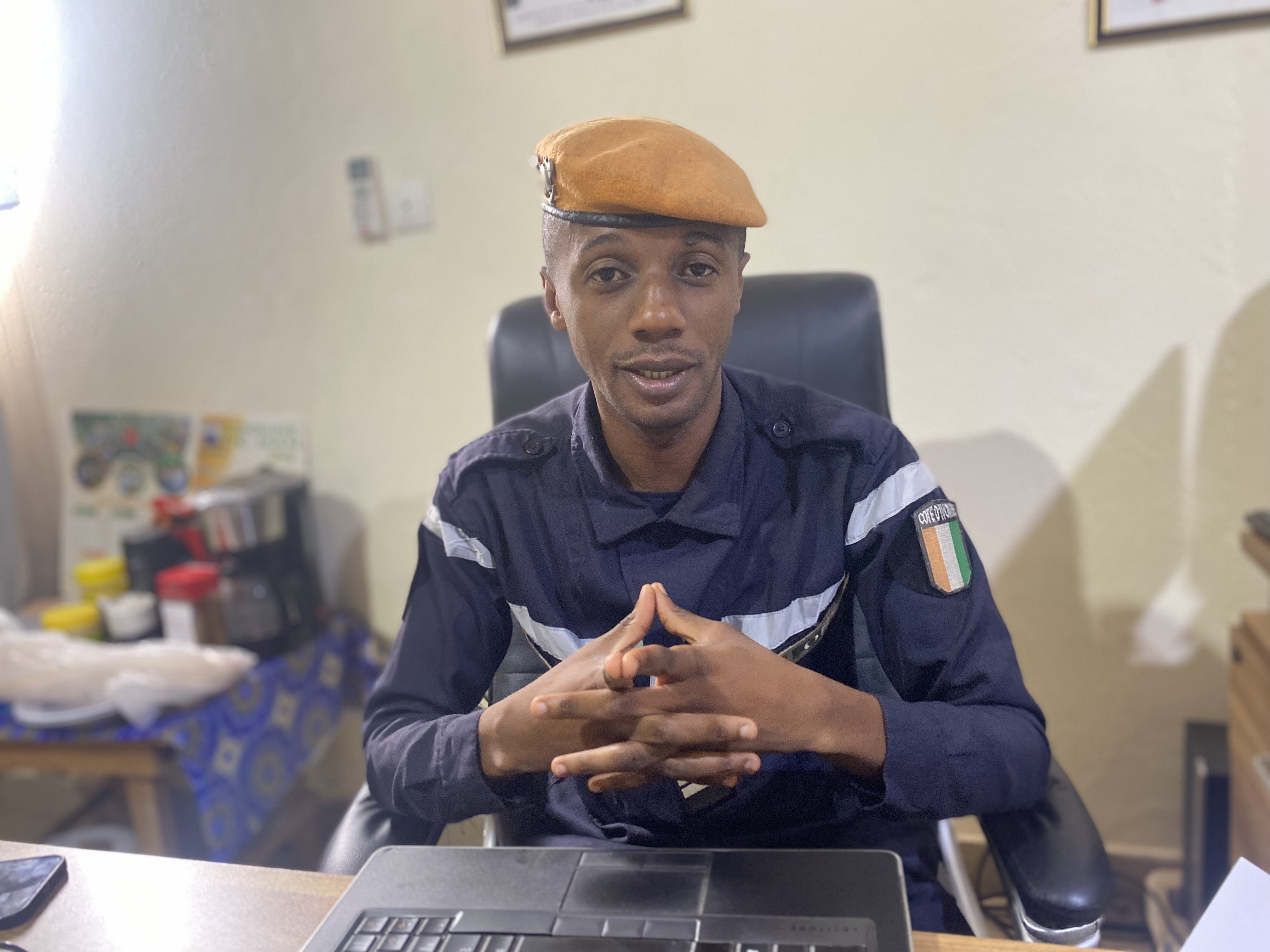 Interview-Lieutenant Yoboué N’Guessan Jean Enoch (Commandant du centre de protection civile de Man) : « Nous avons enregistré près de 10 000 interventions en 9 ans »