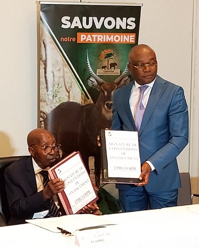 Conservation du réseau d’aires protégées : La Fondation pour les Parcs et Réserves de Côte d’Ivoire octroie 1,911 milliard de FCFA à l’OIPR