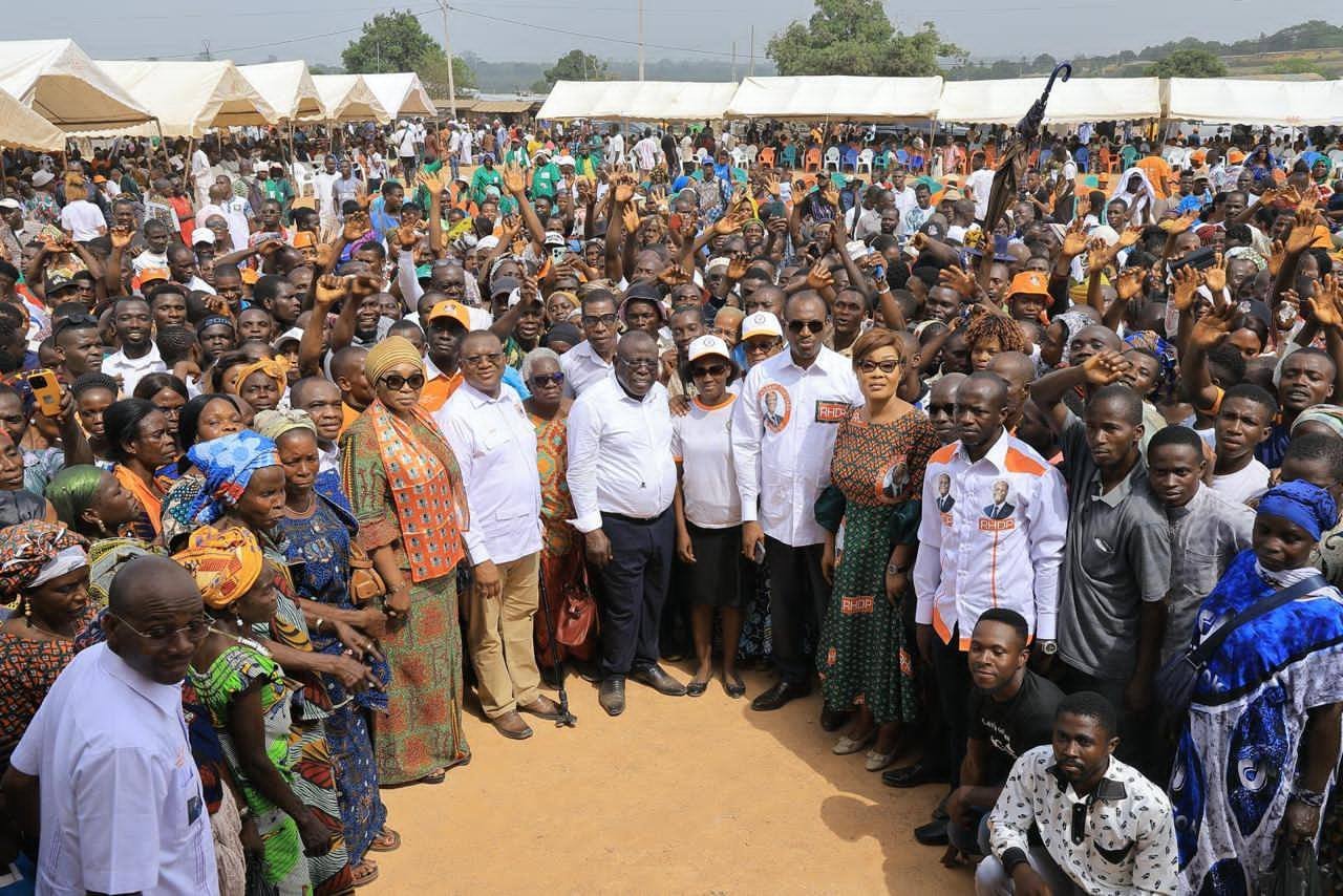Haut Sassandra : 2000 cadres, fils et filles du département d’Issia déposent leurs valises au RHDP