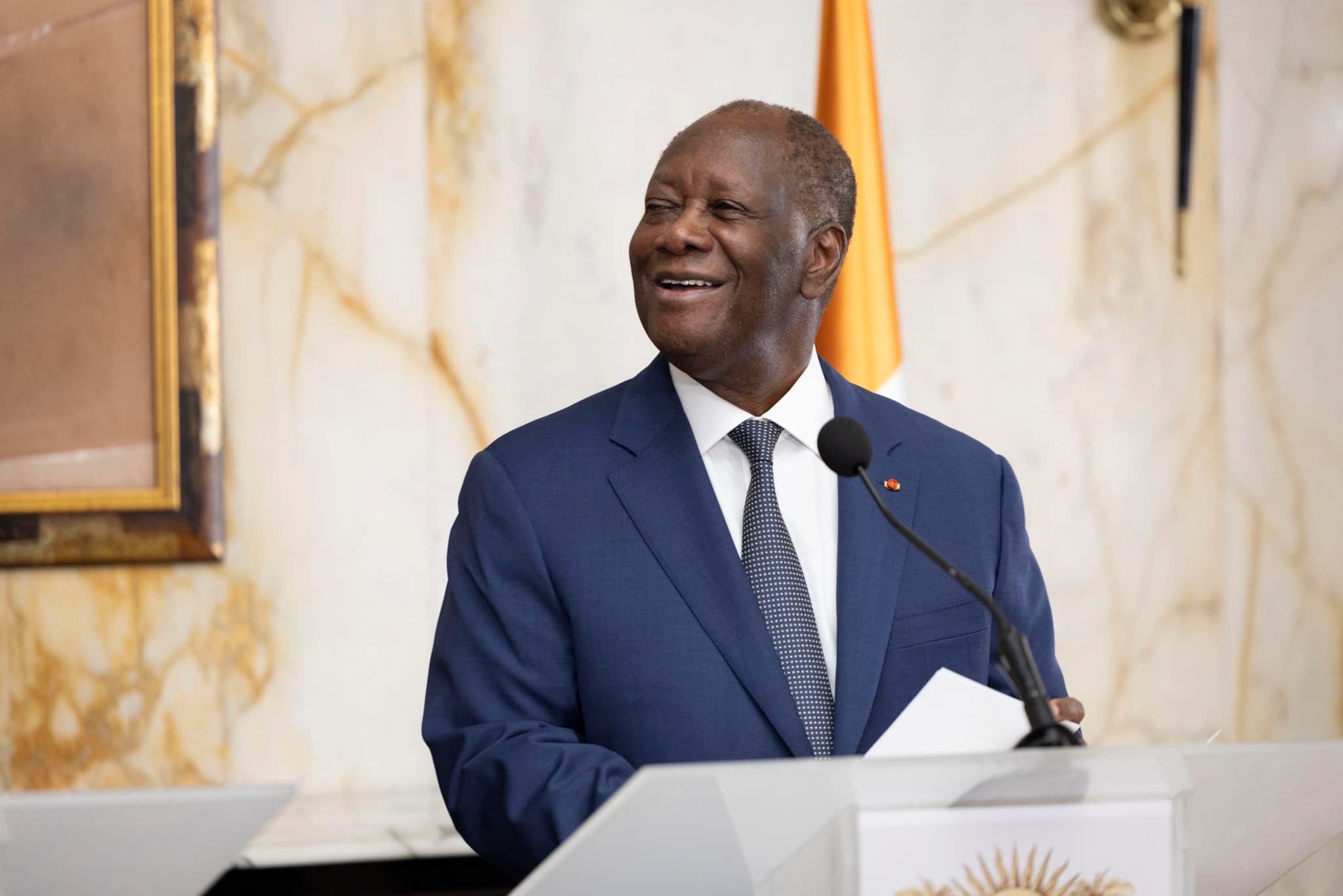 Alassane Ouattara : « La Côte d'Ivoire est disposée à œuvrer au renforcement des liens avec le Ghana »