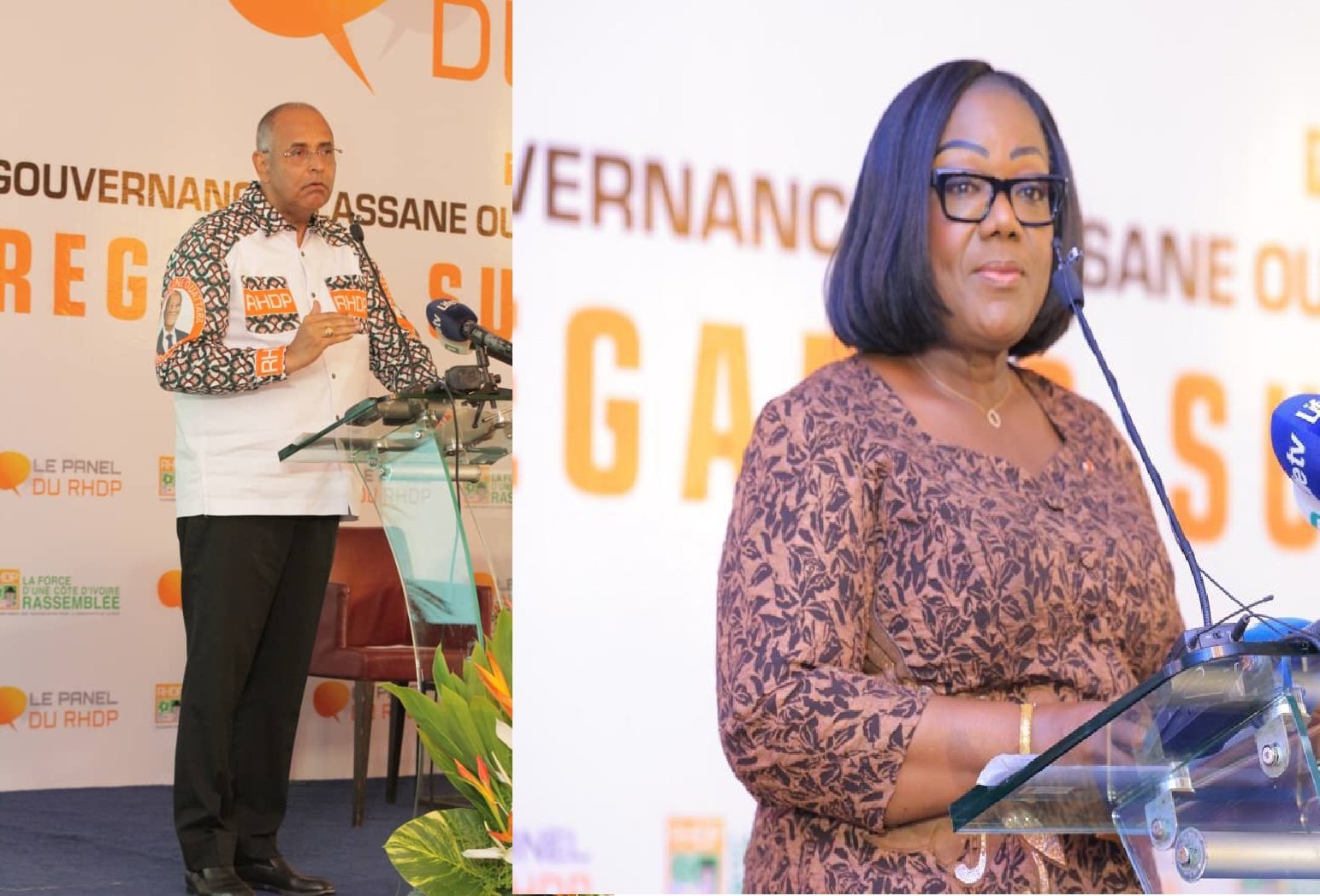 Panel sur les 14 ans de gouvernance Ouattara : Anne Ouloto et Patrick Achi racontent Ouattara