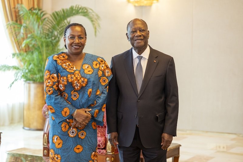 Alassane Ouattara face aux nouveaux ambassadeurs accrédités : « Nous allons œuvrer à consolider nos relations »