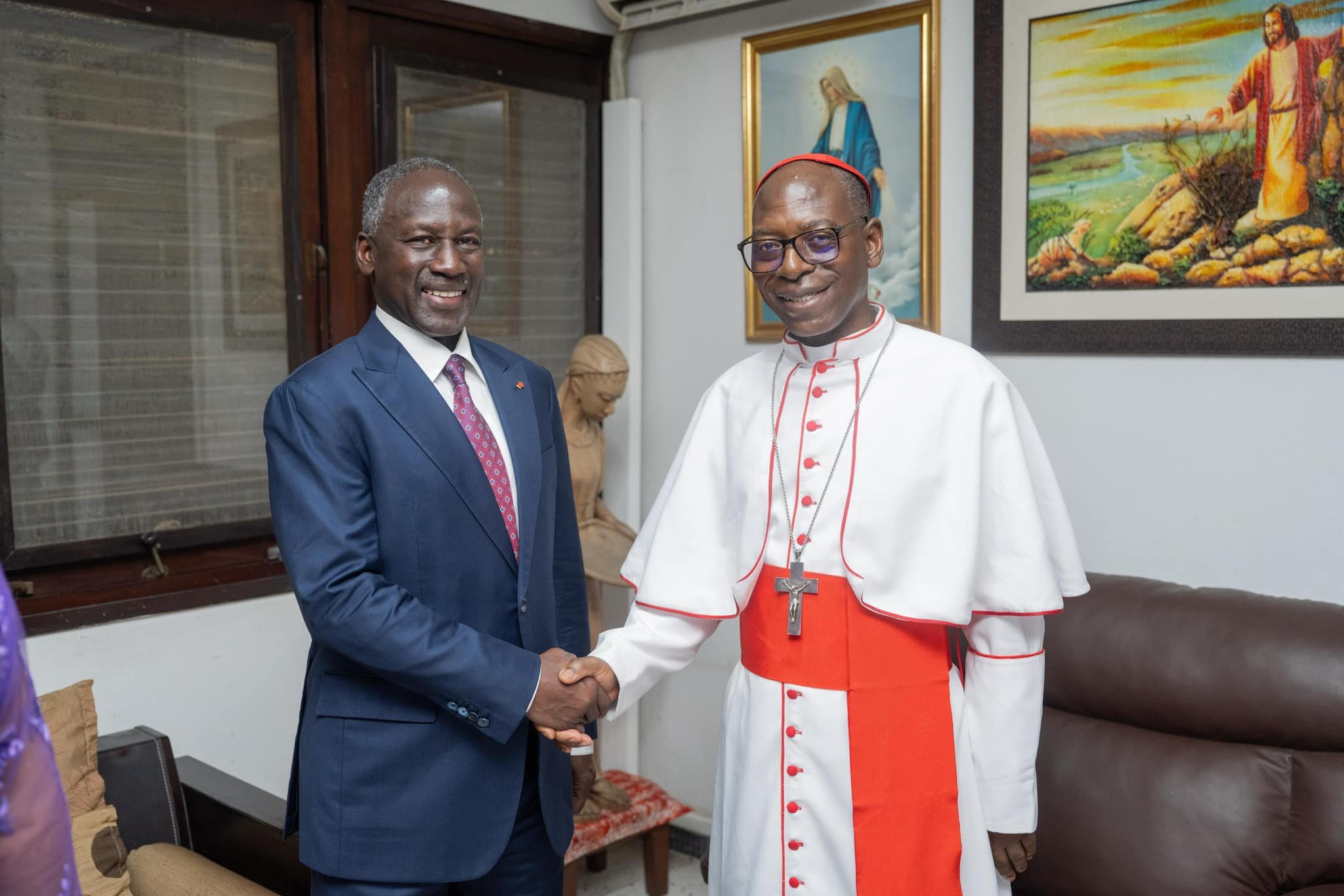Adama Bictogo au cardinal Dogbo Bessi Ignace : "Nous avons besoin de prières, encore plus cette année"