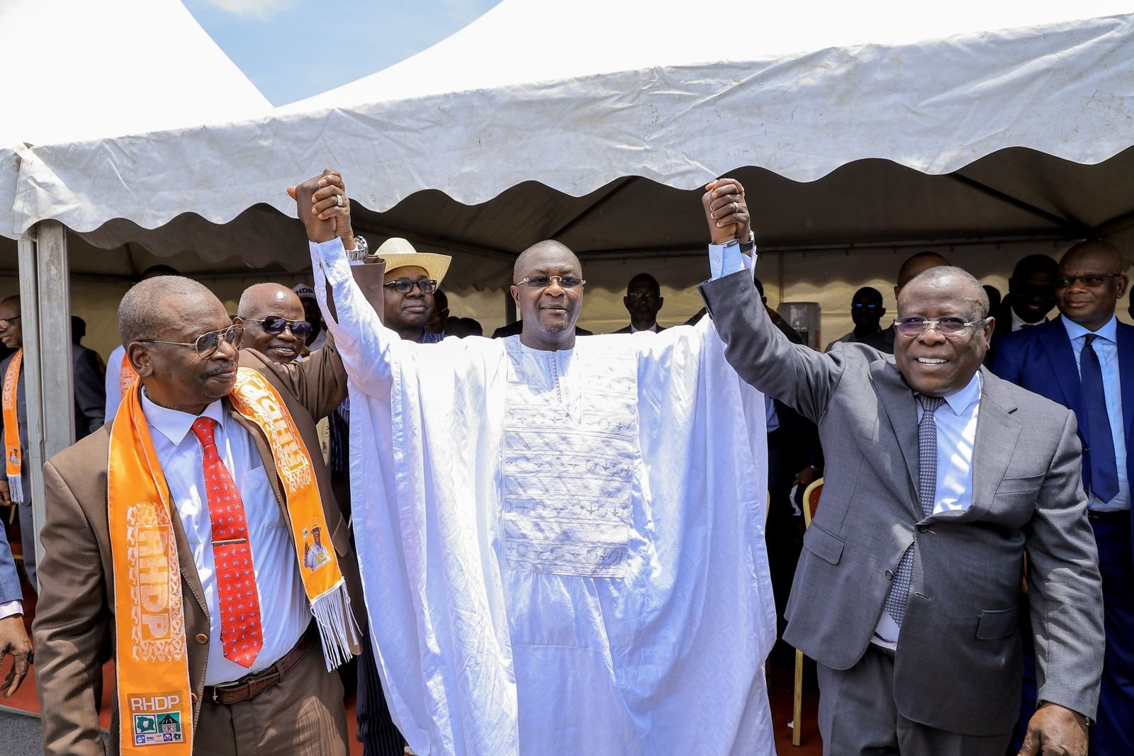 Politique nationale : Accompagnés de plus de 2000 sympathisants, Koné Téhfour annonce son retour officiel au RHDP