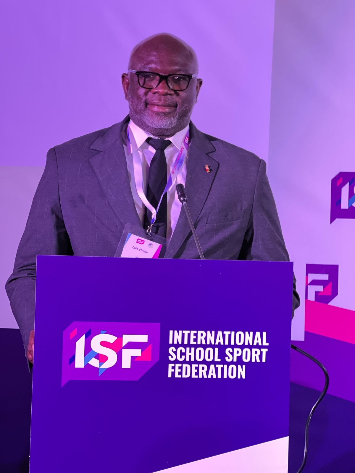 Fédération internationale du sport scolaire : Adama Doumbia conduit la délégation ivoirienne à l’Assemblée générale