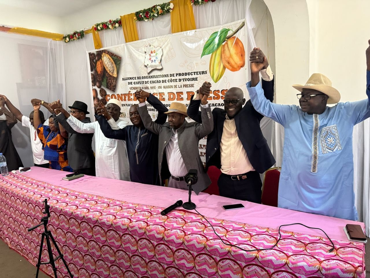 Filière café-cacao : Plusieurs associations s’unissent pour former le collège des producteurs dans le cadre de la mise en place de l’organisation interprofessionnelle agricole