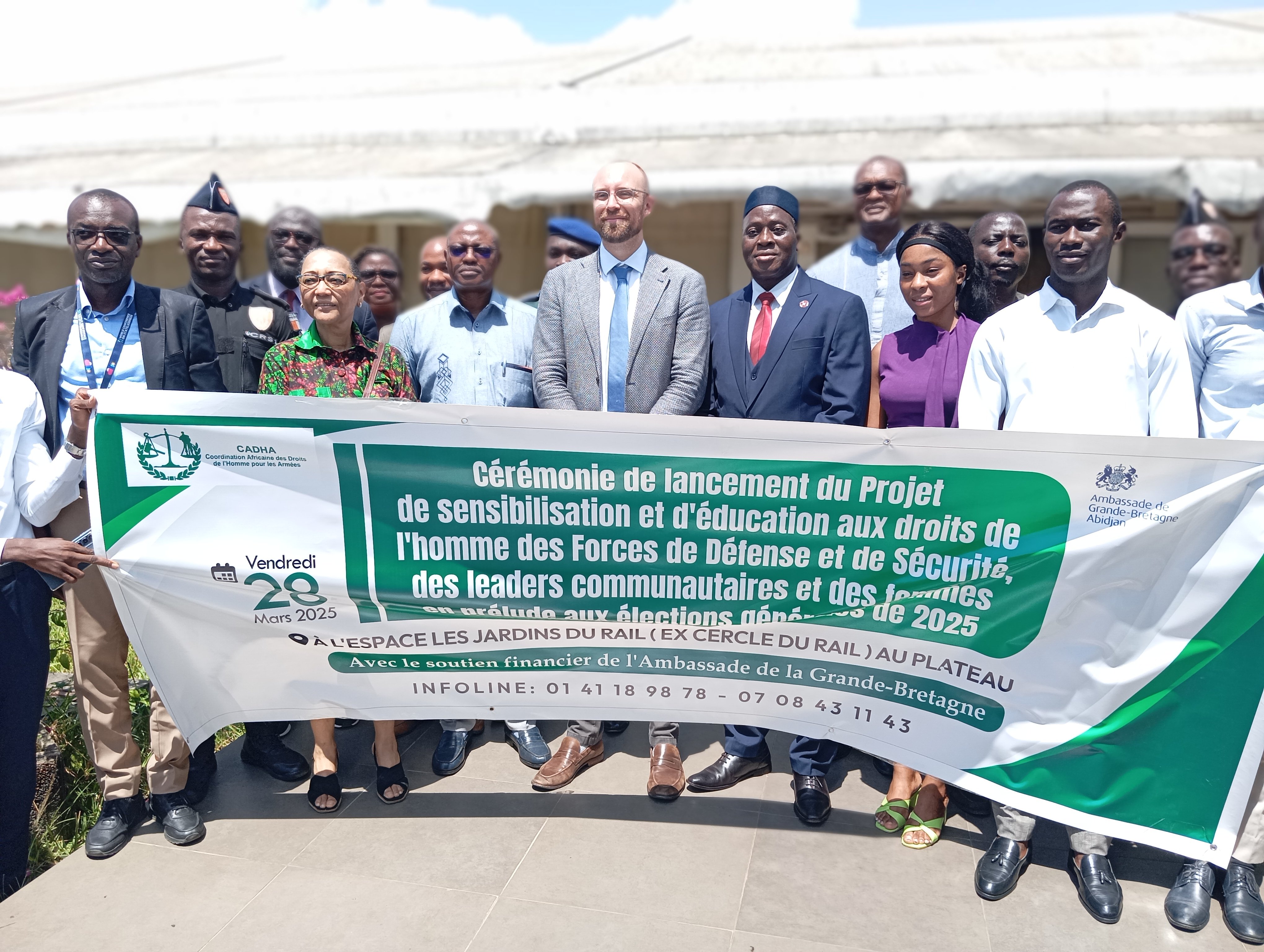 Violences électorales : La CADHA et l’ambassade du Royaume-Uni renforcent la sensibilisation et la formation des populations