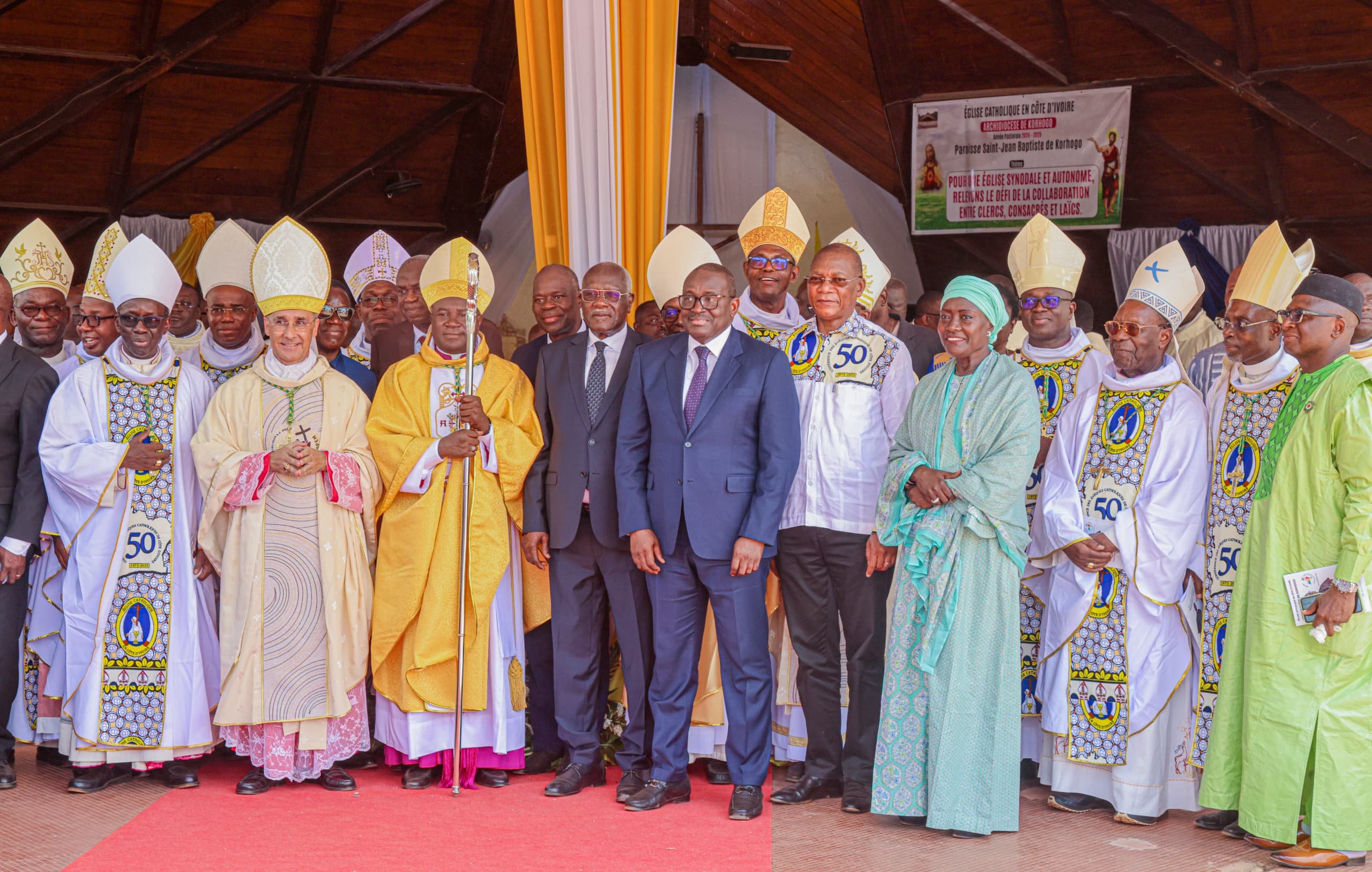 Diocèse de Korhogo-Ordination de Mgr Armand Koné : Le premier archevêque autochtone à la tête du diocèse prend fonction