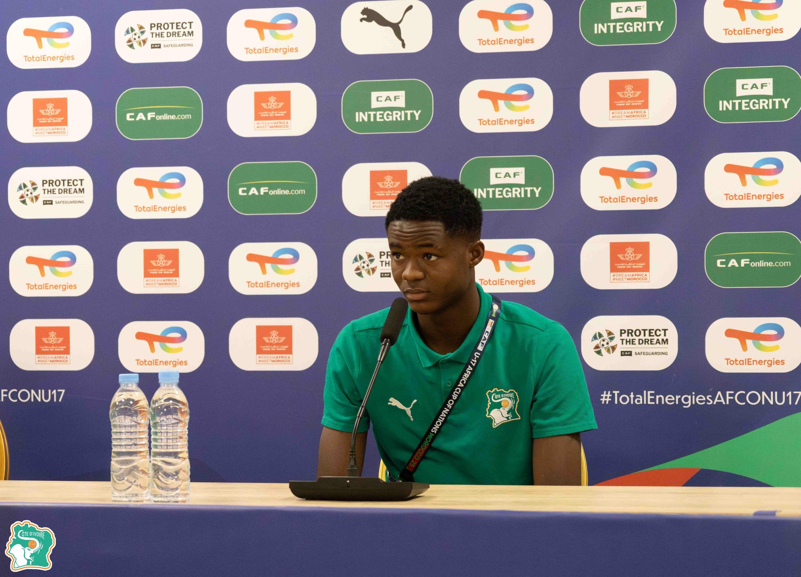 CAN U-17-Vasseri Sylla (Joueur de la Côte d’Ivoire) : « Aborder le match avec sérénité »