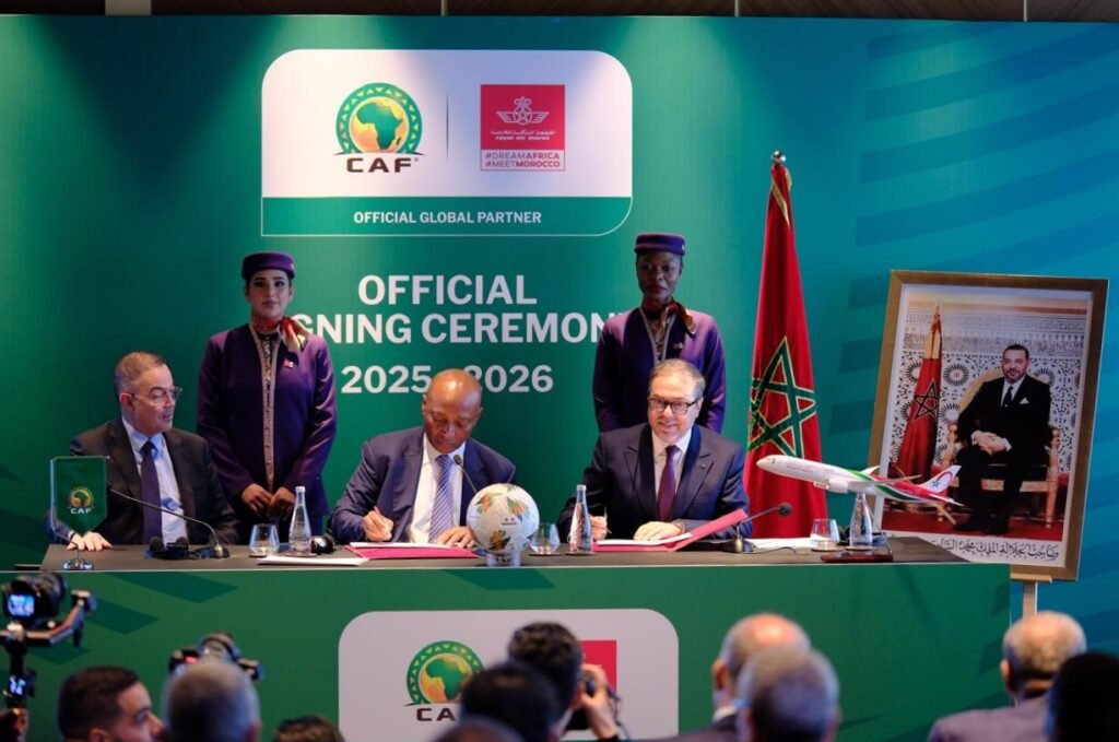 Compétitions 2024 et 2025 : La CAF fait de Royal Air Maroc son partenaire officiel pour la mobilité des joueurs, des équipes et des supporters