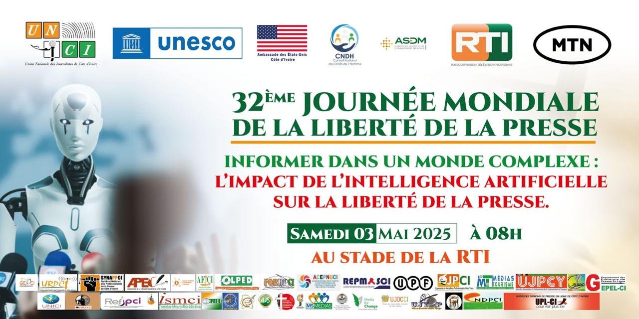 Journée mondiale de la liberté de la presse : L’événement célébré à la RTI, ce samedi 3 mai à partir de 8 heures