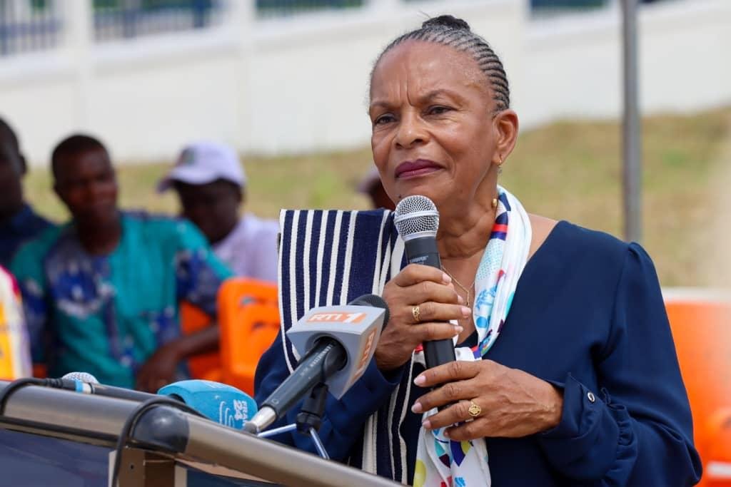 Christiane Taubira, les pieds dans les eaux de Bodo