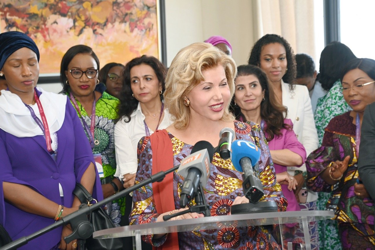 Africa CEO Forum-Women in business : Dominique Ouattara partage son expérience en tant que femme entrepreneure et humanitaire