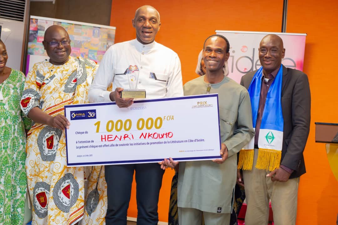 Littérature ivoirienne : Henri N’Koumo, lauréat de la première édition du Prix Jean Marie Adiaffi